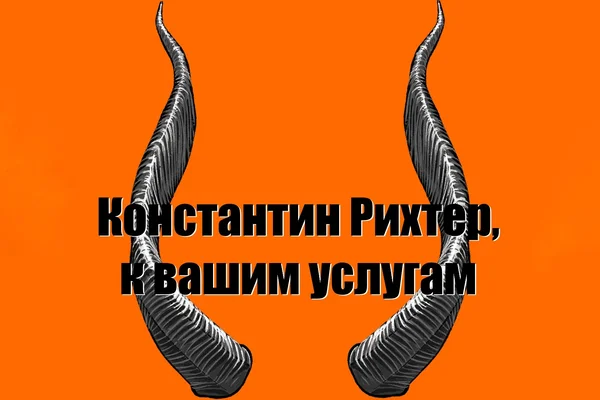 Константин Рихтер, к вашим услугам