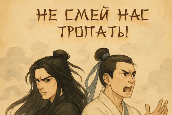 Не смей нас тропать!
