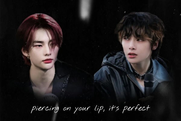 piercing on your lip, it's perfect