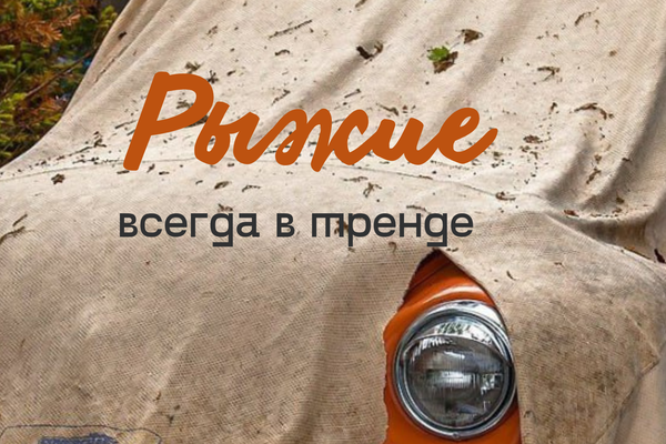 Рыжие всегда в тренде