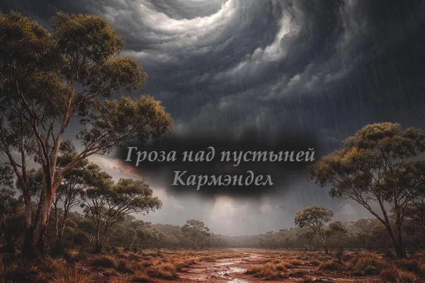Гроза над пустыней