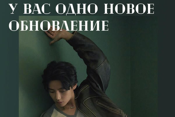У вас одно новое обновление