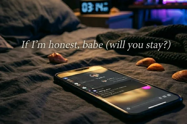 If I’m honest, babe (will you stay?) / Если быть честным, малыш... (Останешься?)