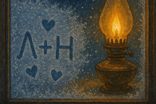 Иней на окне