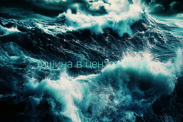 тишина в центре моря