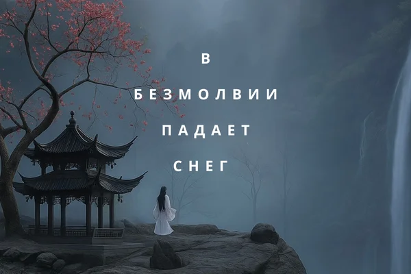В безмолвии падает снег