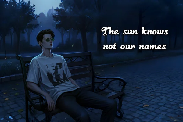 The sun knows not our names