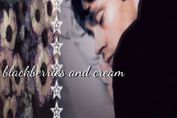 blackberries and cream