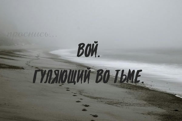 Вой. Гуляющий во тьме.