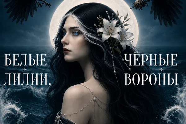 Белые лилии, черные вороны
