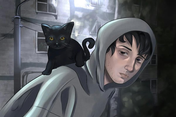 Чёрный кот