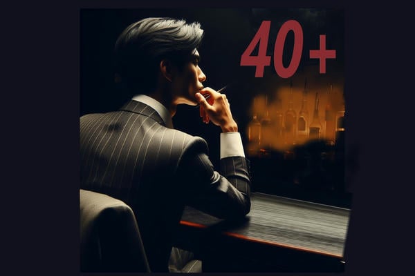 40+