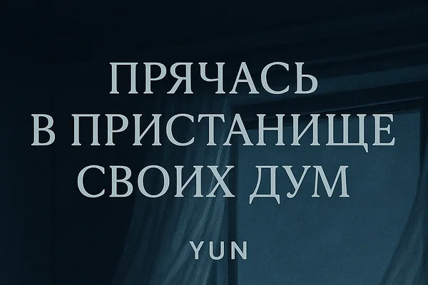 прячась в пристанище своих дум