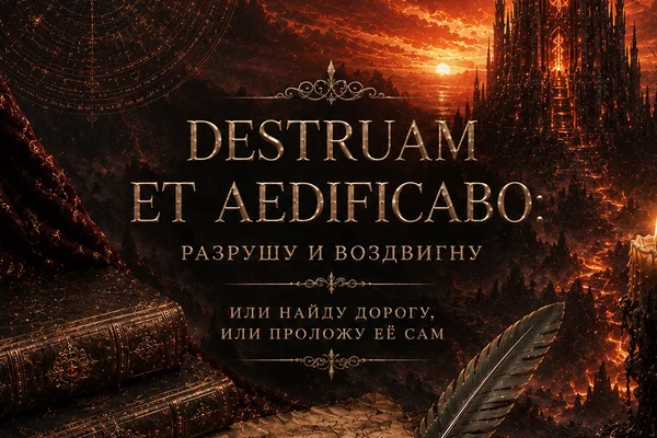 Aut viam inveniam, aut faciam: Destruam et aedificabo (Или найду дорогу, или проложу её сам: Разрушу и воздвигну)