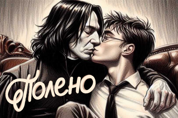 Северус, Поттер, носки и полено