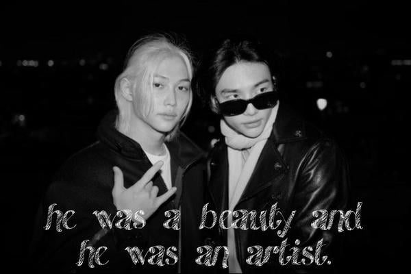 he was a beauty and he was an artist.