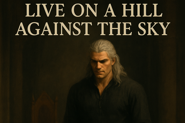 live on a hill against the sky