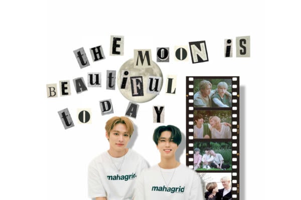 The moon is beautiful today