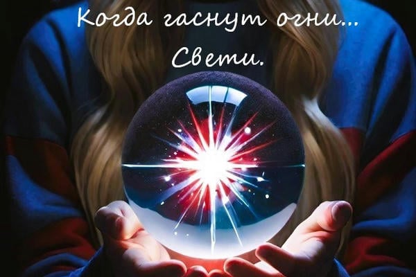 Когда гаснут огни...Свети.