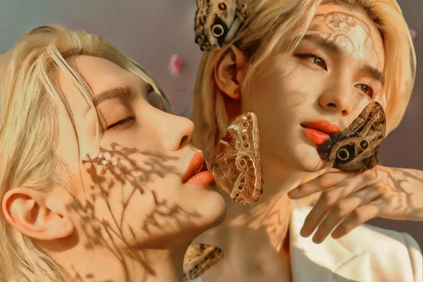 Kiss of butterflies|Поцелуй бабочек