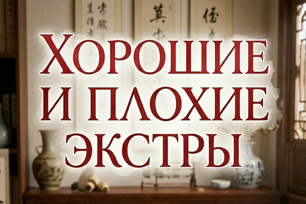 Хорошие и плохие экстры