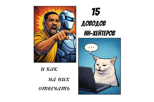 15 доводов ИИ-хейтеров и как на них отвечать