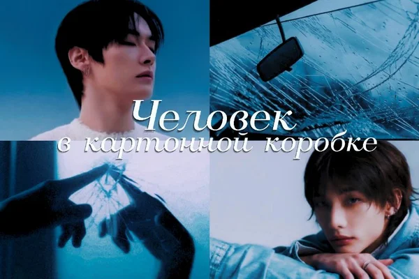 Человек в картонной коробке