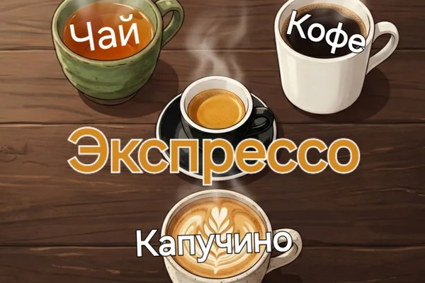 Чай, кофе, капучино? Экспрессо