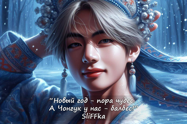 Новый год - пора чудес. А Чонгук у нас - балбес!
