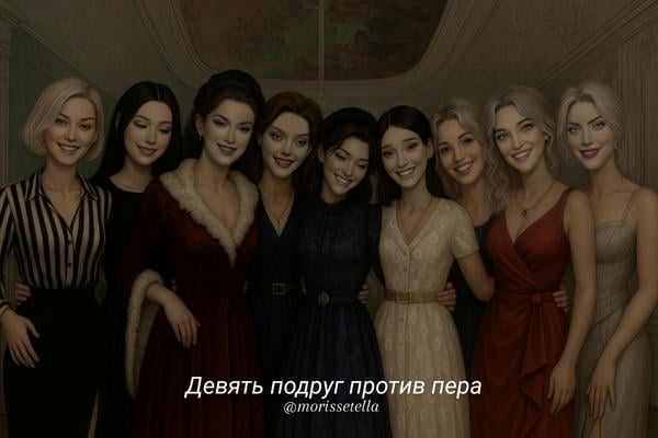 Девять подруг против пера