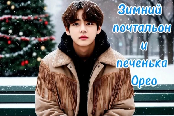 Зимний почтальон и печенька Орео