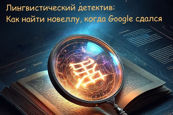 Лингвистический детектив: как найти новеллу, когда Google сдался