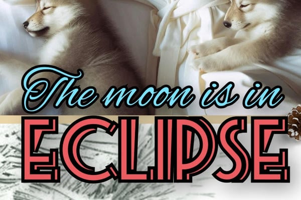 The moon is in eclipse