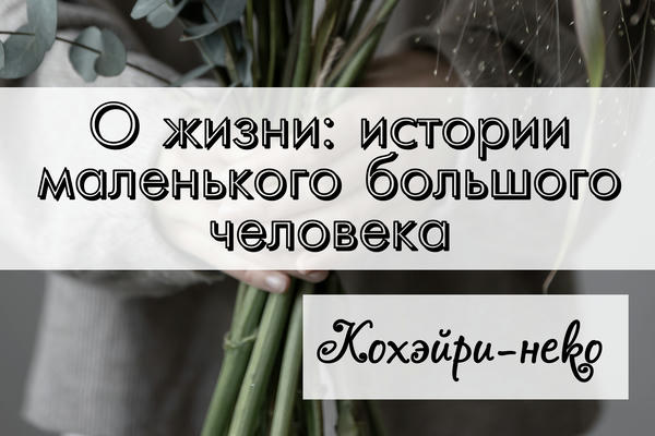 О жизни: истории маленького большого человека