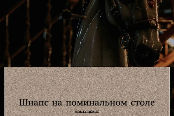 Шнапс на поминальном столе