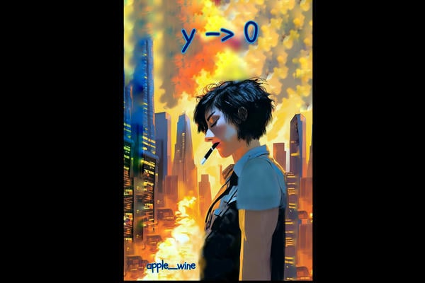 y –> 0