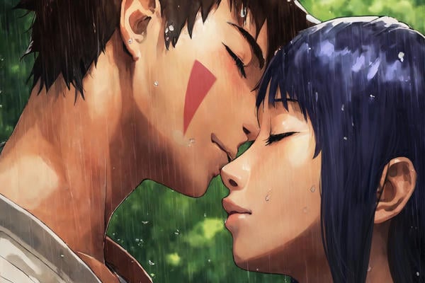 Хината мен Кибаның жыныстық қатынасқа түсуі туралы фанфик.