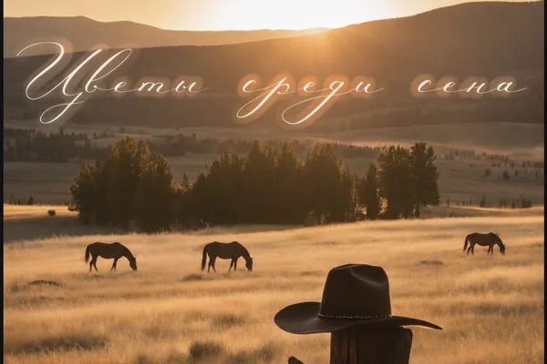 Цветы среди сена