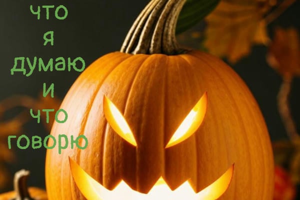 Что я думаю и что говорю 