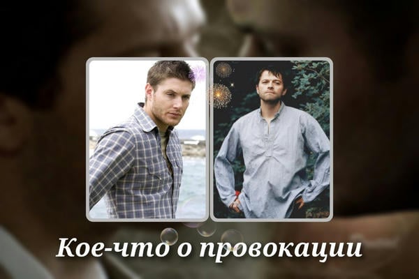 Кое-что о провокации