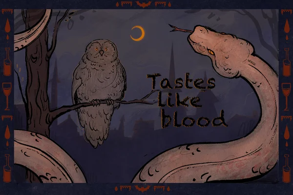 tastes like blood