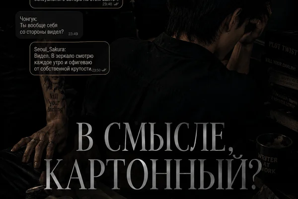 В смысле картонный?