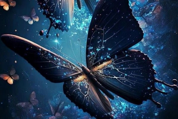 ✿•*`¨*`•.¸✯ Чёрный мотылёк ✿•*`¨*`•.¸✯