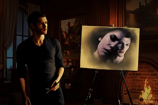 Бетіне отырды, аузына сиқыр