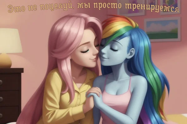 Это не поцелуй, мы просто тренируемся
