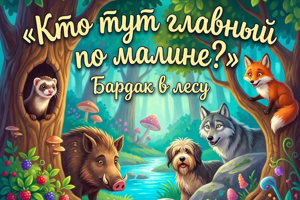 «Бардак в лесу», или «Кто тут главный по малине?»
