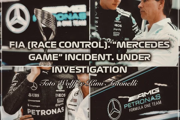 FIA (Race control): "Mercedes Game" incident. Under investigation.