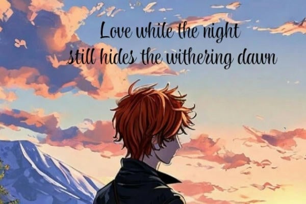 Love while the night still hides the withering dawn