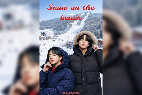 Snow on the beach