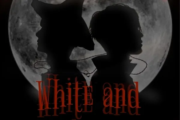 White and red moon